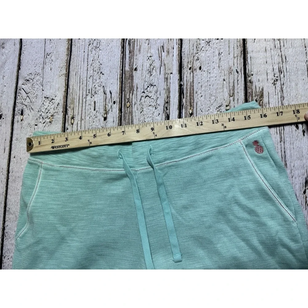 Tommy Bahama Green Heathered Lounge Set Crewneck Short Set Pima‎ Women's M/L - Picture 7 of 9